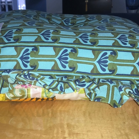 Retro Stylish Accent pillow, 2 sided turquoise - Picture 15 of 16